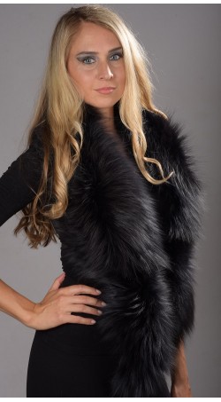 Blue Fox Fur Collar